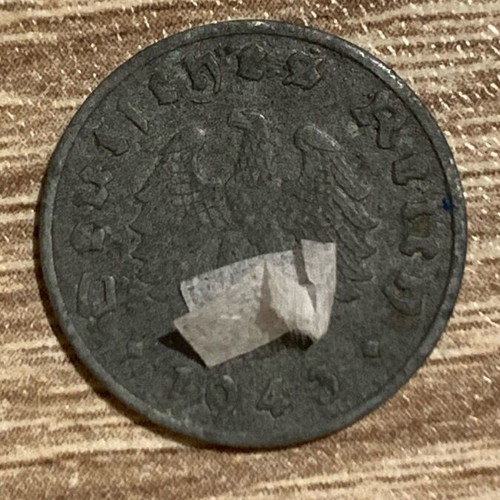 Germany 1 Pfennig 1943 A coin used