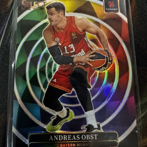 2025-26 Select EuroLeague Andreas Obst SSP Color Wheel card