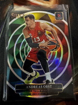 2025-26 Select EuroLeague Andreas Obst SSP Color Wheel card