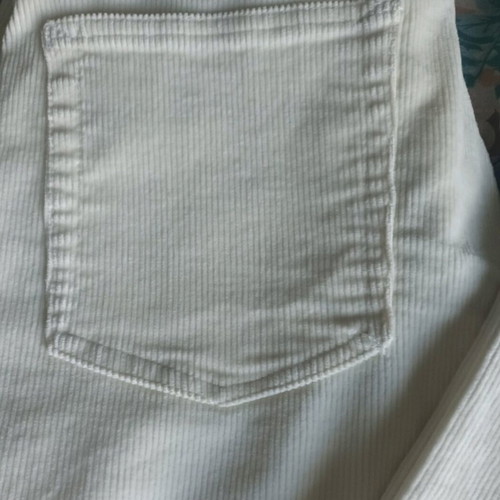 Pull & Bear corduroy pants ecru white like new