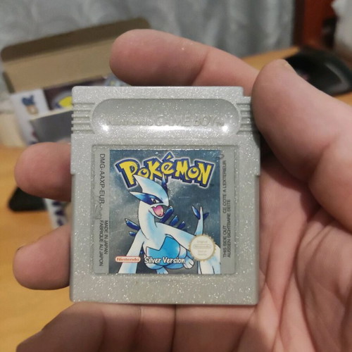 Pokémon Silver Game Boy Color game original functional