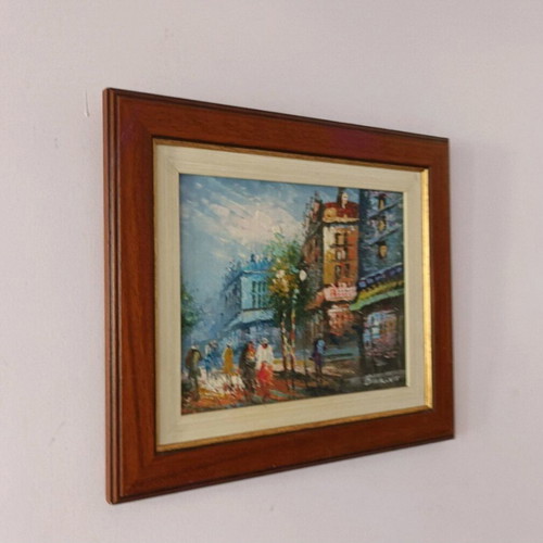 Caroline Burnett oil painting used, 35.5x30.5 cm framed