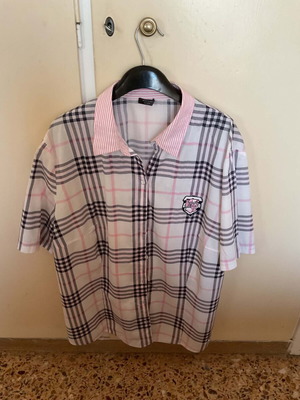 Basler shirt size 50 like new, white and pink