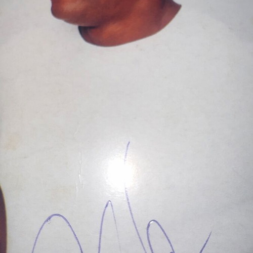 Carl Lewis Autographed Card used, genuine signature