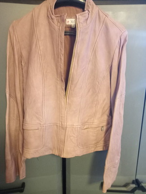 Leather women jacket Rosewood color, like new, Acne Studios
