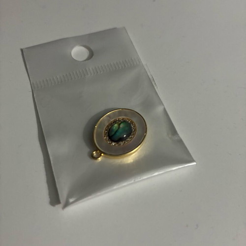 Steel pendant in gold color new