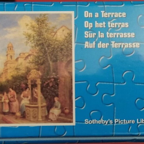 Puzzle Jumbo 2000 new On a Terrace with cellophane