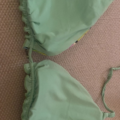 Kayak triangle bikini top used, multicolor, sizes S M