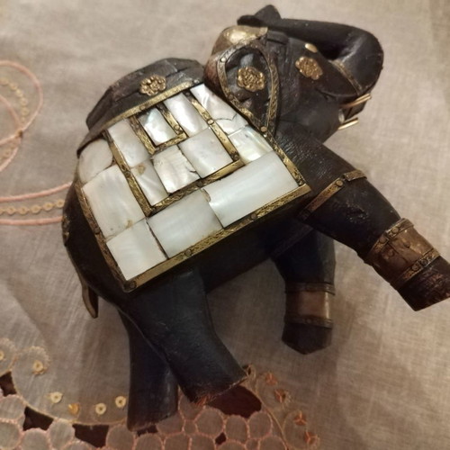 Decorative elephant used