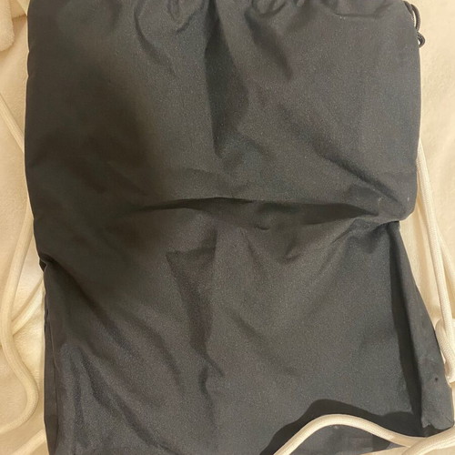 Nike gym bag used, small black backpack style