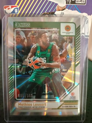 Mathias Lessort and Konstantinos Mitoglou Basketball Cards like new