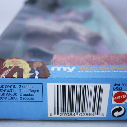 My Scene My City Fashion Scene 2003 clothing and accessories set new Mattel