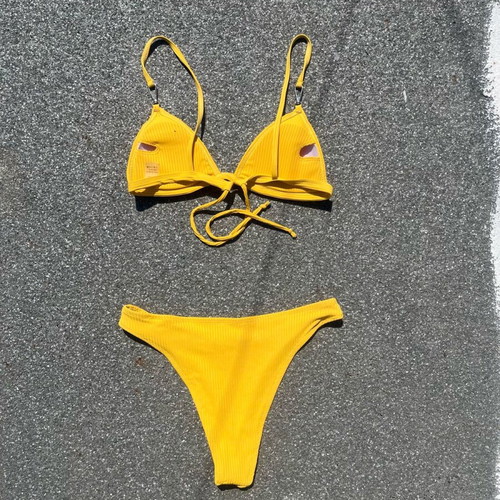 GIGI BIKINIS swimsuit like new, size S, yellow