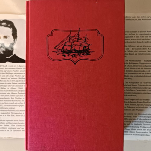 Book Hermann Melville Weissjacke like new, German language