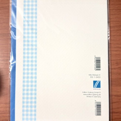 Edition Gollong 3D embossed greeting card for newborn