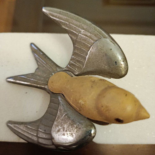 Decorative handmade bird used