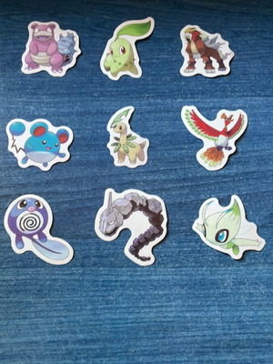 Αγαπημένα αυτοκόλλητα Pokemon, μεγάλη συλλογή