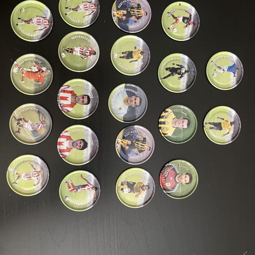 Metal football player caps Super League like new