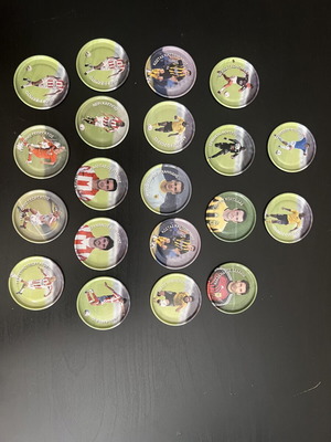Metal football player caps Super League like new