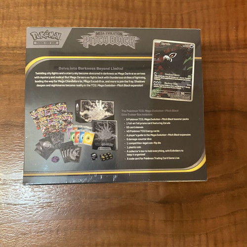 Pitch Black Elite Trainer Box Mega Evolution Pokemon