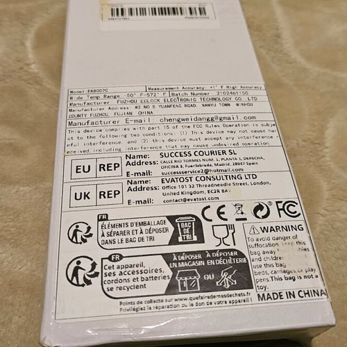 Cooking thermometer new in box