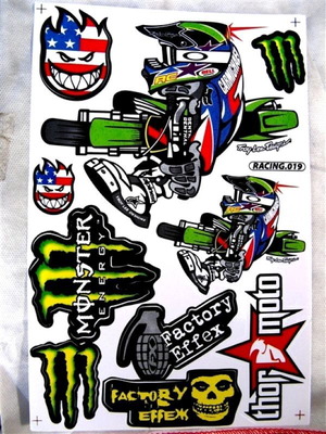 Made in Japan UV Resist Stickers for Outdoor Use Monster