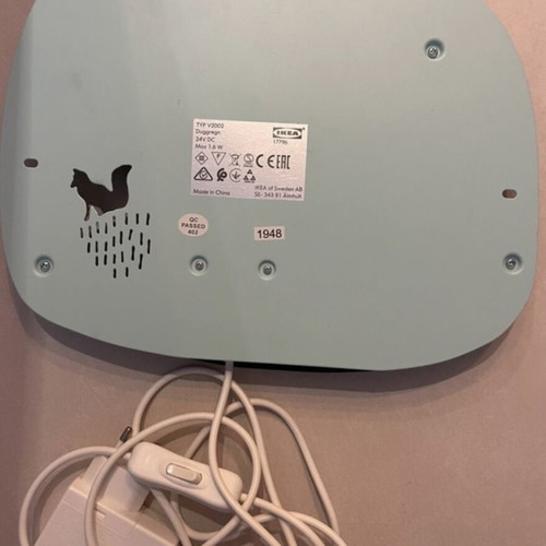 IKEA children's lamp metal like new