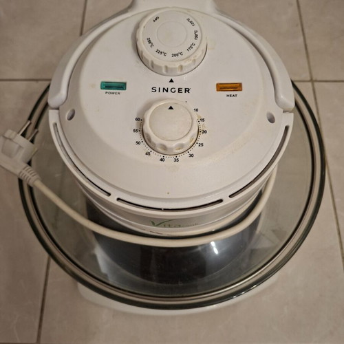 Singer Vita Cook halogen air fryer used