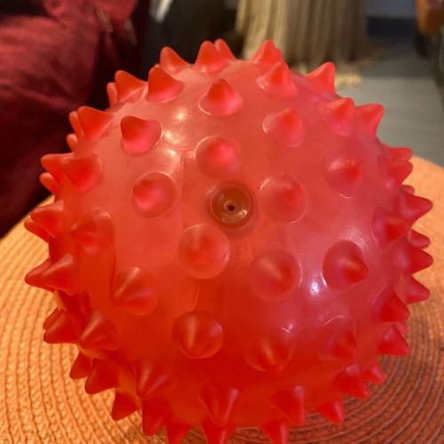 Spiky ball for medium or large dogs like new