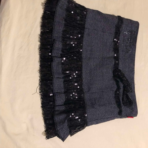 Evita children's skirt black like new, size 55/8