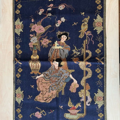 Handmade embroidery 0.82m x 0.45m made to order