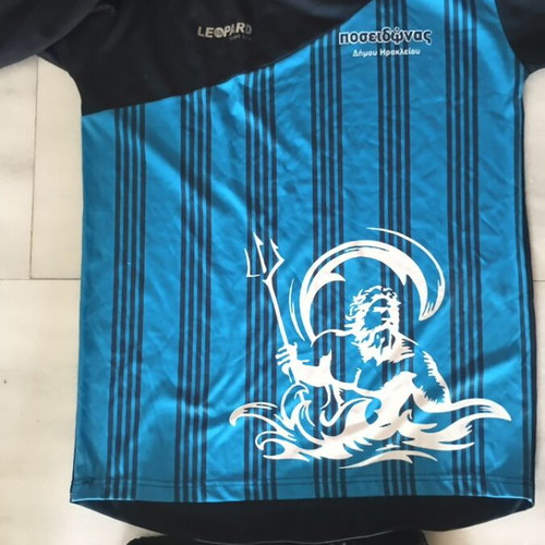 Poseidonas football kit like new, blue, ages 12-14