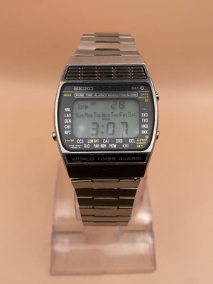 Seiko A239-5010 World Timer Alarm μεταχειρισμένο, σπάνιο ψηφιακό ρολόι