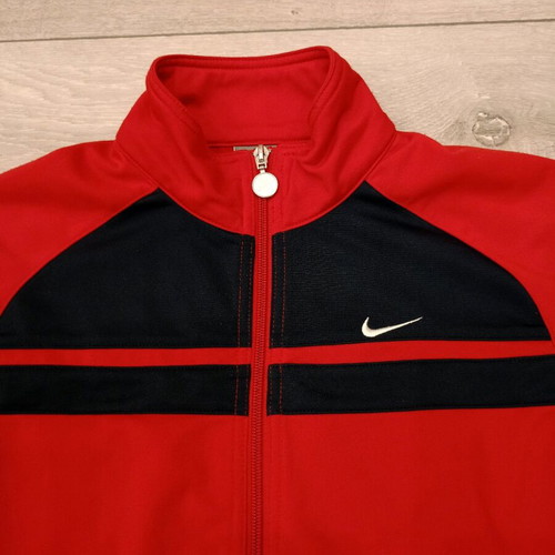 Nike Retro Full Zip Jacket used, unisex, red with blue
