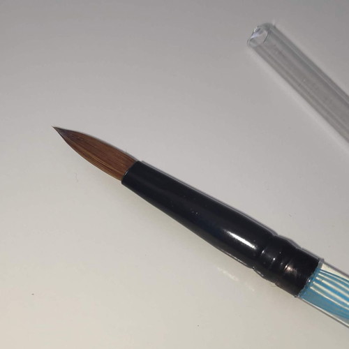 Acrylic building brush No 7 blue new