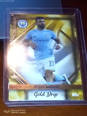 2024 Topps Manchester City Set Sergio Aguero Golden Drip σαν καινούργιο