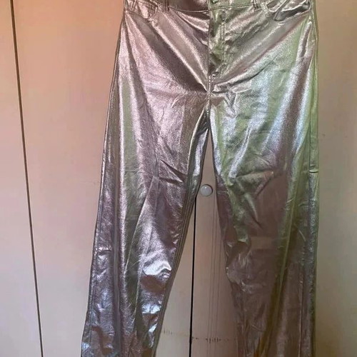 Tezenis pants M / 38 silver like new