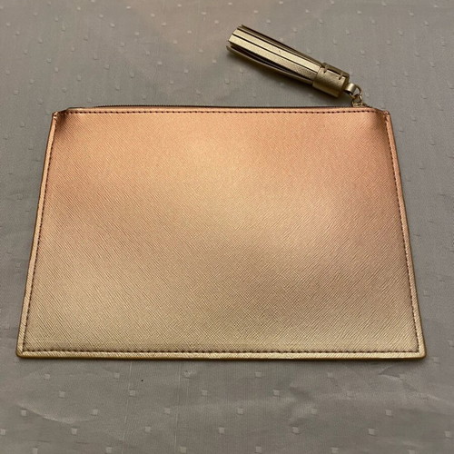 Michael Kors rare collectible clutch new, gold ombre with tassel