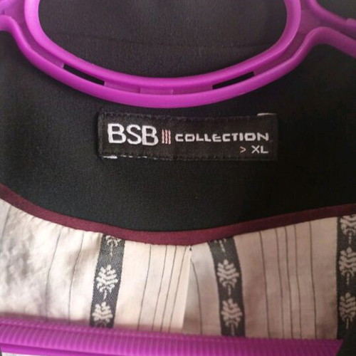 Black BSB jacket like new, size L