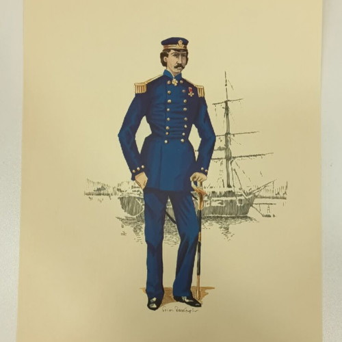 Naval Uniforms Illustrated Edition by General Staff, like new, 12 sheets