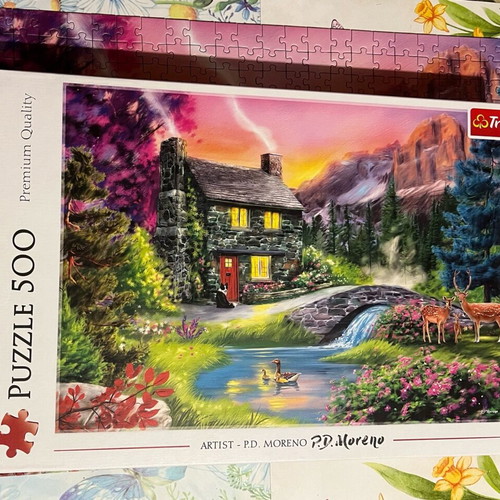 Puzzle 500 pieces like new, assembled once