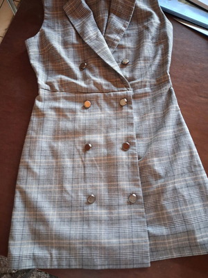 Paranoia medium mini dress checked like new