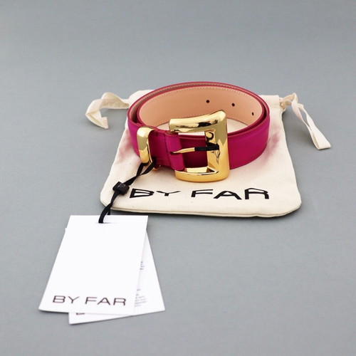 By Far women's belt new with tag, natural leather pink