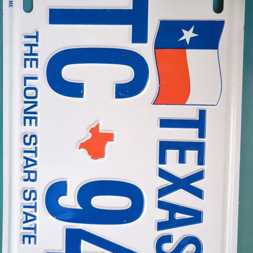 Texas Lone Star State Vintage Wall Sign like new