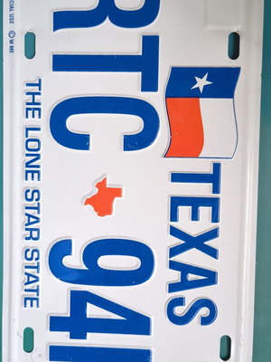 Texas Lone Star State Vintage Wall Sign like new