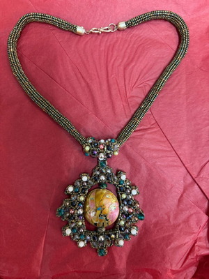 Gustav Klimt necklace in good condition