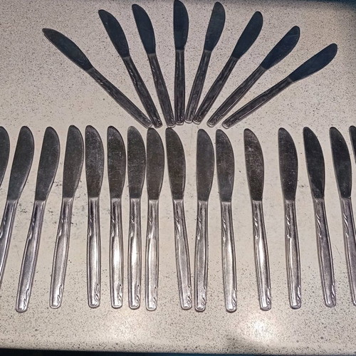 Butter knives stainless steel used, pack of 24 for sweet breakfast