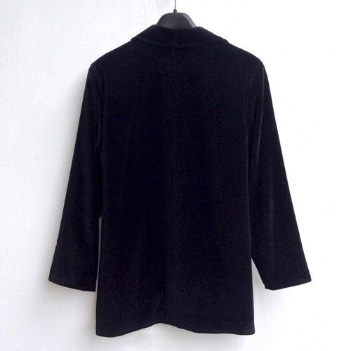 Bogner Black Velvet Jacket used, size S/M, oversized fit