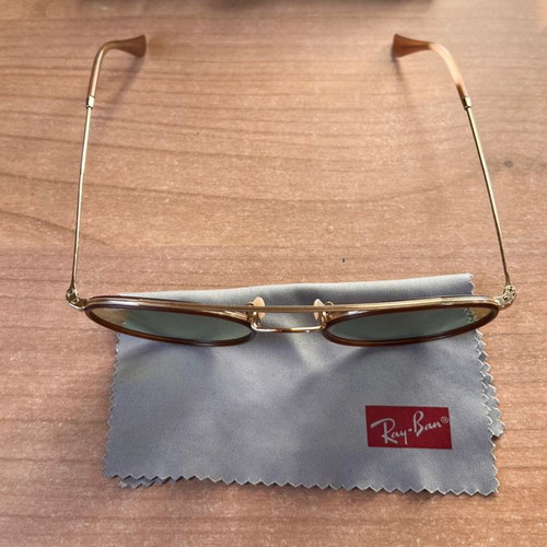 RayBan 3637-N women's sunglasses new, gold