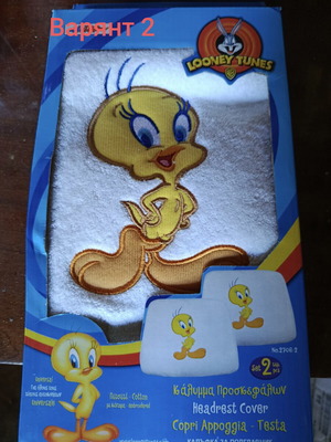 Car Headrest Covers with Tweety new